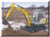 Excavator for landscaping